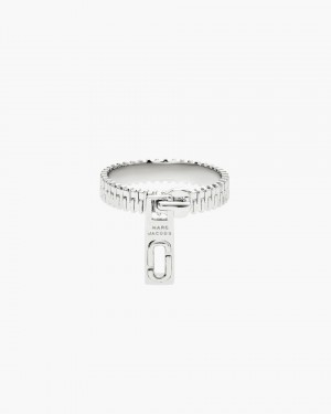 Δαχτυλιδια Marc Jacobs J Marc Zipper Ring γυναικεια ασημι | 746105LGC
