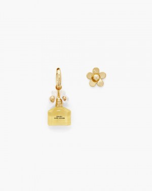 Σκουλαρικια Marc Jacobs Mini Icon Daisy Earrings γυναικεια χρυσο χρωμα κίτρινα Πολύχρωμο | 291304FBT