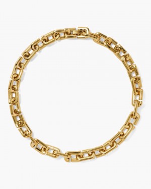 Κολιε Marc Jacobs The J Marc Chain Link Necklace γυναικεια χρυσο χρωμα | 671843NUQ