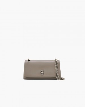 Μίνι Τσάντες Marc Jacobs The Dual Chain Wallet γυναικεια Cement | 396517TPK