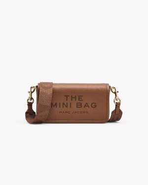 μεγάλα πορτοφόλια Marc Jacobs The Leather Mini Bag γυναικεια Argan Oil | 279684JAW