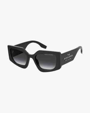 Γυαλια Ηλιου Marc Jacobs The Square Cat Eye Sunglasses γυναικεια μαυρα | 120948HBJ
