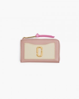 μικρά πορτοφόλια Marc Jacobs The Utility Snapshot Top Zip Multi Wallet γυναικεια ροζ Πολύχρωμο | 391784TDI